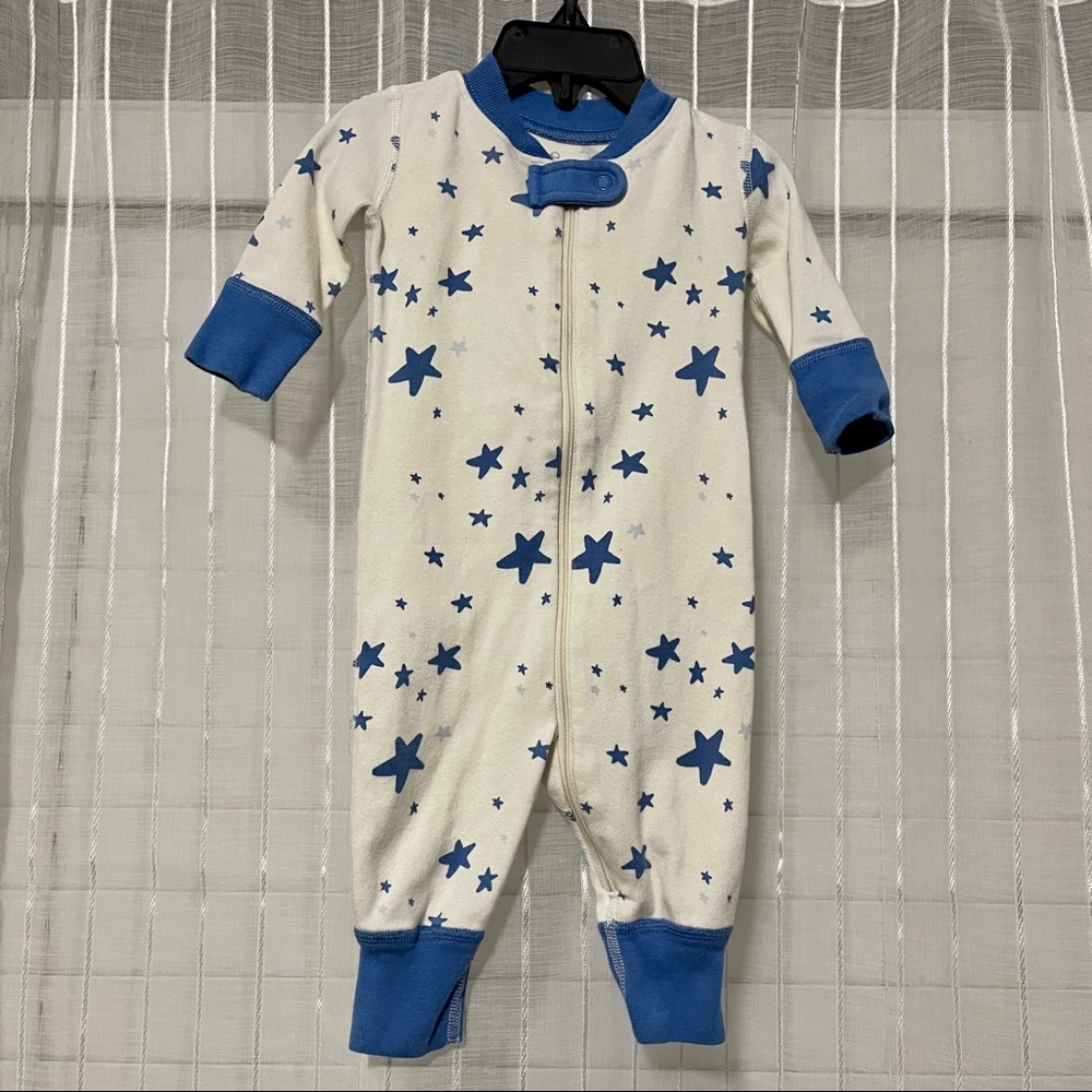 Hanna Andersson Moon and Back Blue Star Sleeper